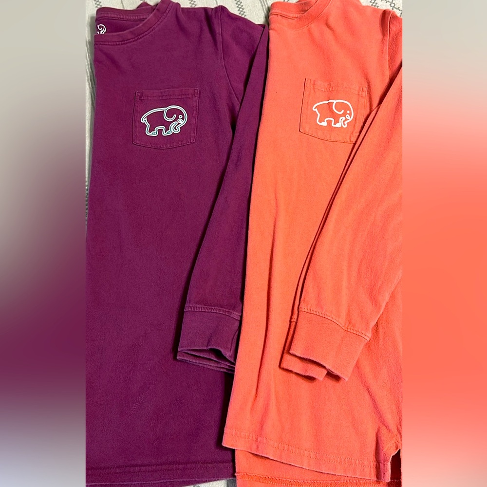 Ivory Ella-long sleeve T-shirts.  $10.00 each
